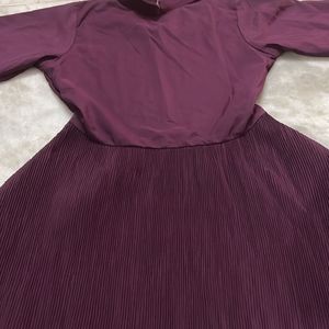 Party Wear Purple Coloured Dress