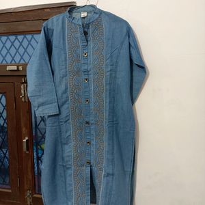 New Denim Kurta For Women