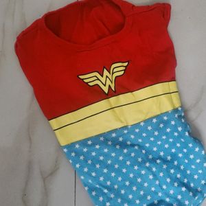 Wonderwomen Costume For Baby Photoshoot