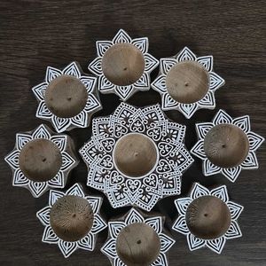 Wooden Candles : NEW STYLE RANGOLI