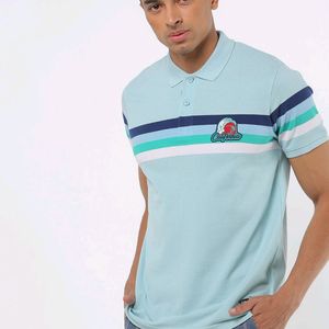 Teamspirit Stripes Polo Tshirt