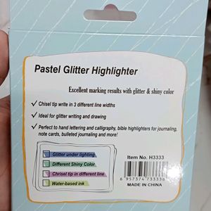 Pastel Glitter Highlighter