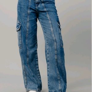 Blue Cargo Jeans