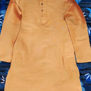 Like New Mustard Yellow Kurta Set For Boys