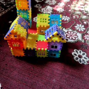 House Building Blocks With 72 + Pices For Kids