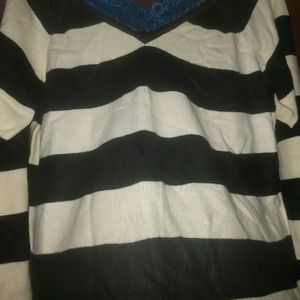 Women Sweater Korean Stripped