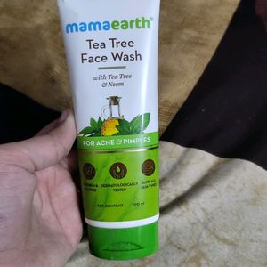 Mamaearth Tee Tree Face Wash Good For Acne Nd Pimp