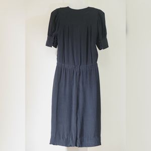 Vintage Silk Midi Dress