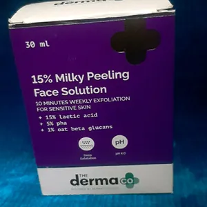 15% MILKY PEELING FACE SOLUTION THE DERMA CO