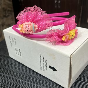 Plastic Headband For Baby Girls Pack Of 2 Pcs