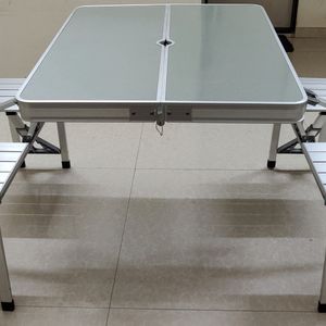 Folding Portable Picnic Table & Chair Set