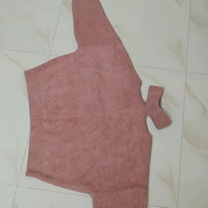 Dark Peach Wool Sweater