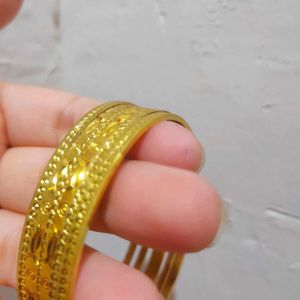 Gold Plated Bangles For Women