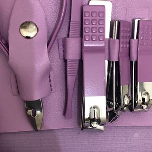 Purple Wallet Manicure Kit