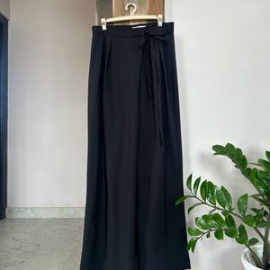 Front Side Tie Korean Highwaist Pants