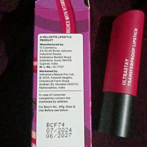 Sugar Pop Ultrastay Transproof Lipstick