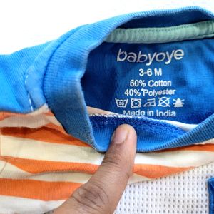 Babyoye Brand Baby T-SHIRT 3 To 6 Month Bby