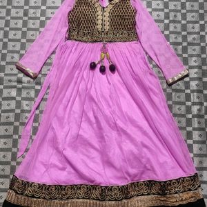 Fancy Ethnic Gown For 10-12 Year Old