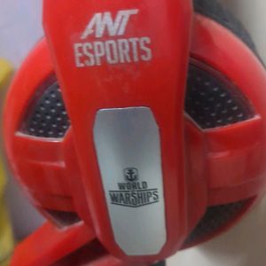 Left Side Working Ant eSports Gaming Headphone Mic