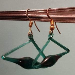 Glass Type Earrings