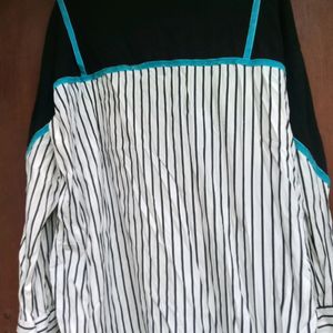 Striped layered Style blouse Korean