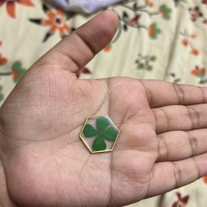 Resin Real Flower And Leaf Necklace