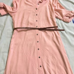 Pink A-line Frock