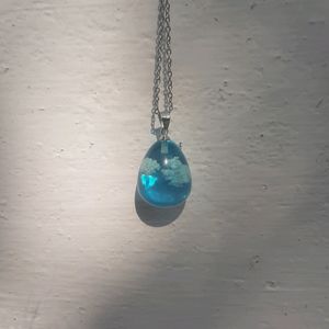 Oval Cloud Necklace