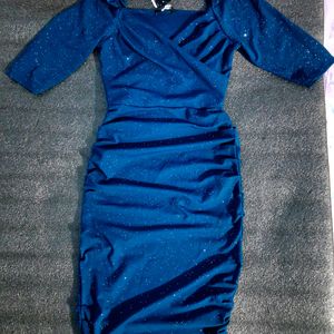 Women Bodycon Blue Dress