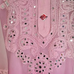 DUPATTA MISSING CHIKANKARI 2 PIECE SET