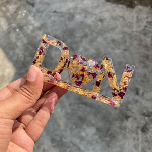 Resin Name Stand Customized