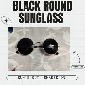 Black Round Sunglasses