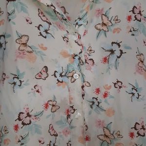 Amazing Butterfly Print Shirt