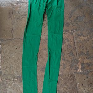 Green Skinny Leggings