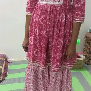 SHORT FROCK WITH GARARA 😍