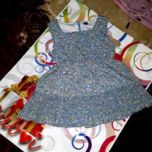 Branded Baby Dress With Denim Coat From Dubai Mall