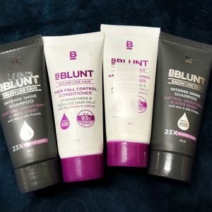 Bblunt 4 Samples 2 Shampoo ,2 Conditioner