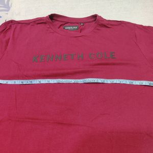 KENNETH COLE Brand Print  Slim Fit Crew Neck Tshir