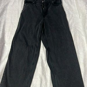 H&M BAGGY STRAIGHT FIT DENIM JEANS