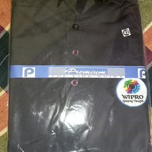 Shiny Black Wipro T-shirt || Premium Quality