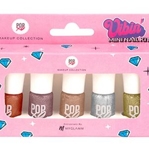 MY Glam PopXo 5pcs shimmery nail paint set