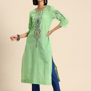 Beautiful pure cotton kurta and matching palazzo