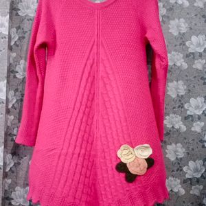 Long Free Size Pink Top