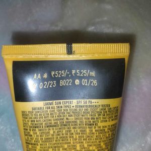 Lakme Sun Expert Spf 50 PA+++ Ultra matte Lotion