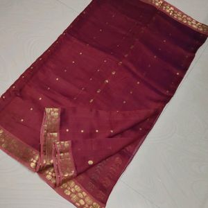 Pure Gadwal Silk Zari Woven Saree