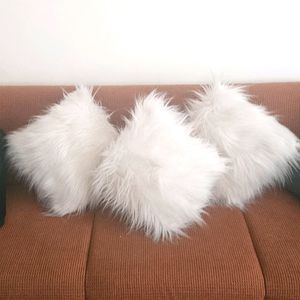 4 Pcs Fur Cusion ( 200 Rs Each )