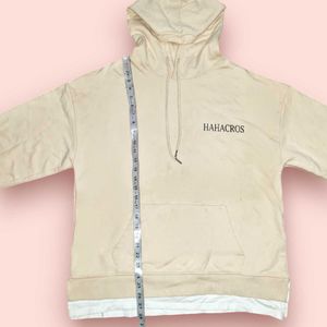 Winter Hoodie For Mens Cream