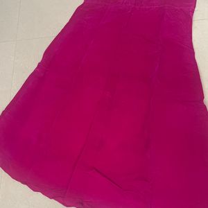 Velvet Ethnic Plain Skirt