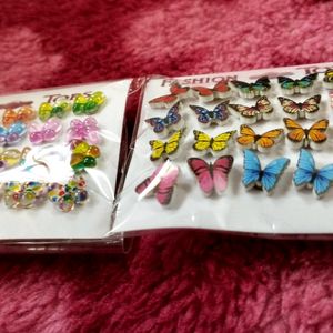 24 Pairs of Cute New Butterfly🦋 Studs