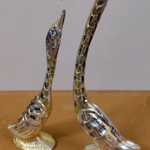 Beautiful Duck Pair In metal